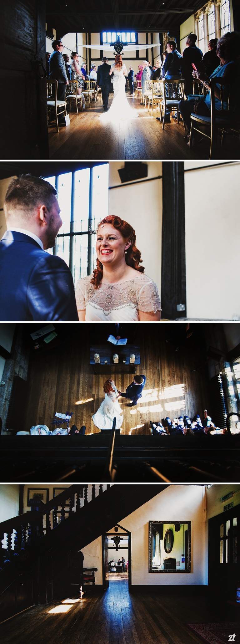 Lancashire Wedding Photographers - Samlesbury Hall - during the ceremony