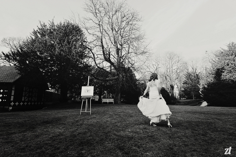 Samlesbury Hall - peacock vintage wedding