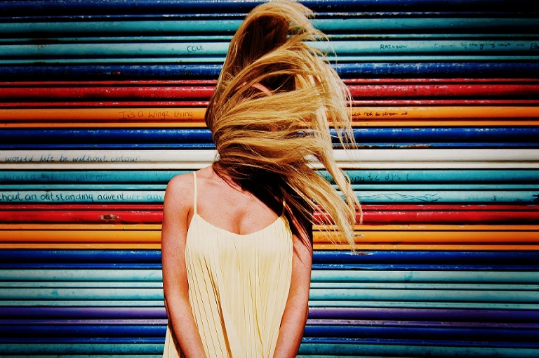 Fylde Coast Wedding photographers-hair-blowing-in-wind