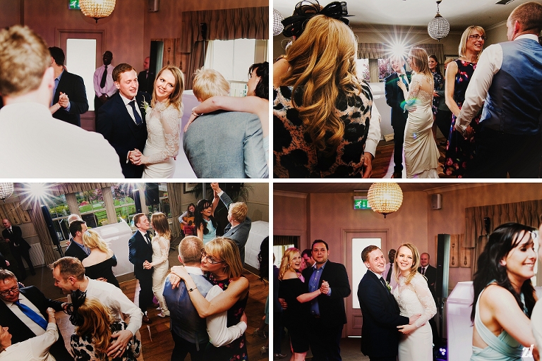 Dancing at a wedding at Shireburn Arms in Lancashire