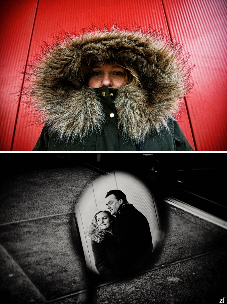 A reflection of a couple in Lancashire