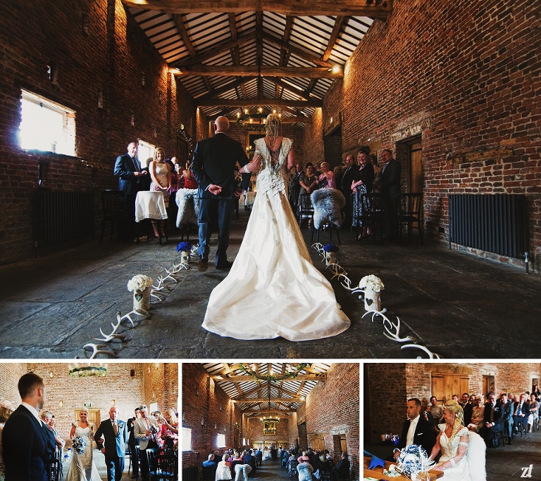 Game of thrones inspired wedding ceremony at Meols Hall in Southport
