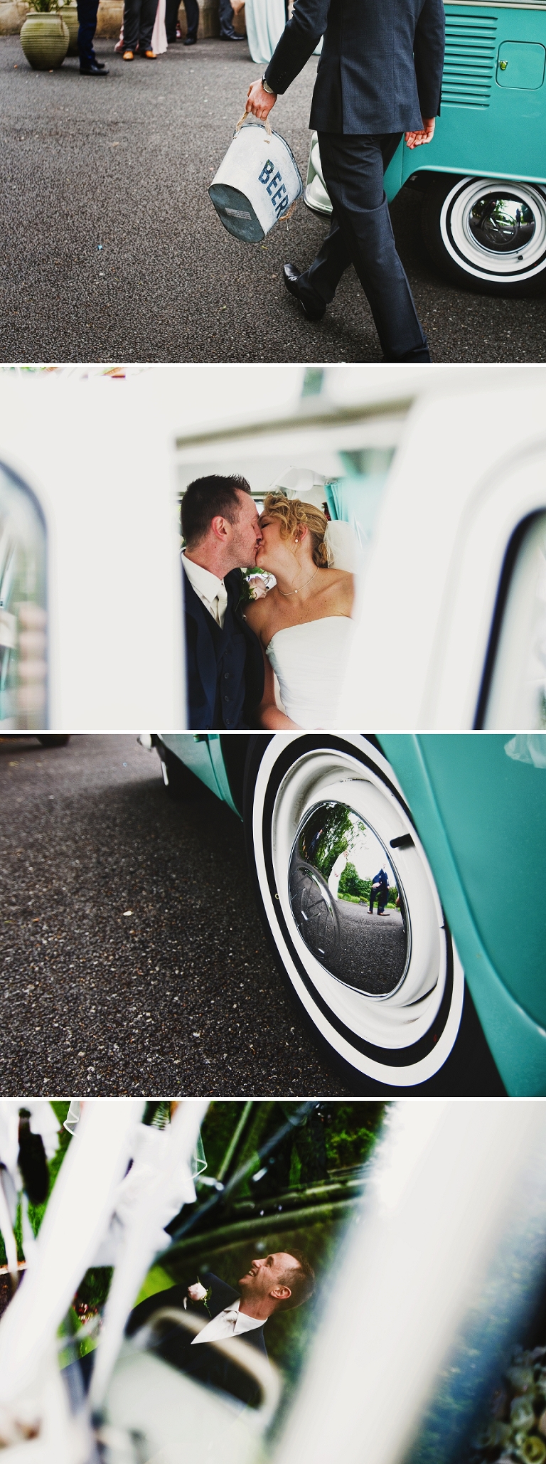 VW camper van at Ashfield House in Wigan Lancashire