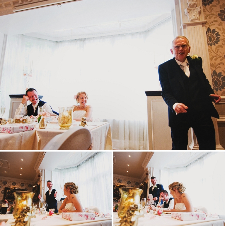 Speeches at an Ashfield House wedding