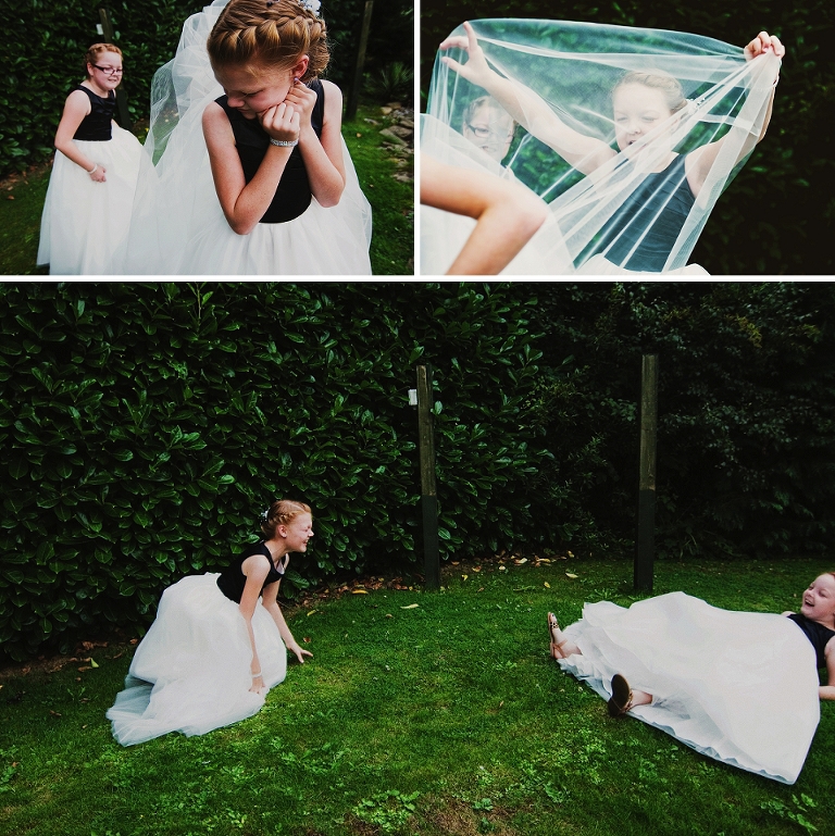Bridesmaids at a Upholland wedding