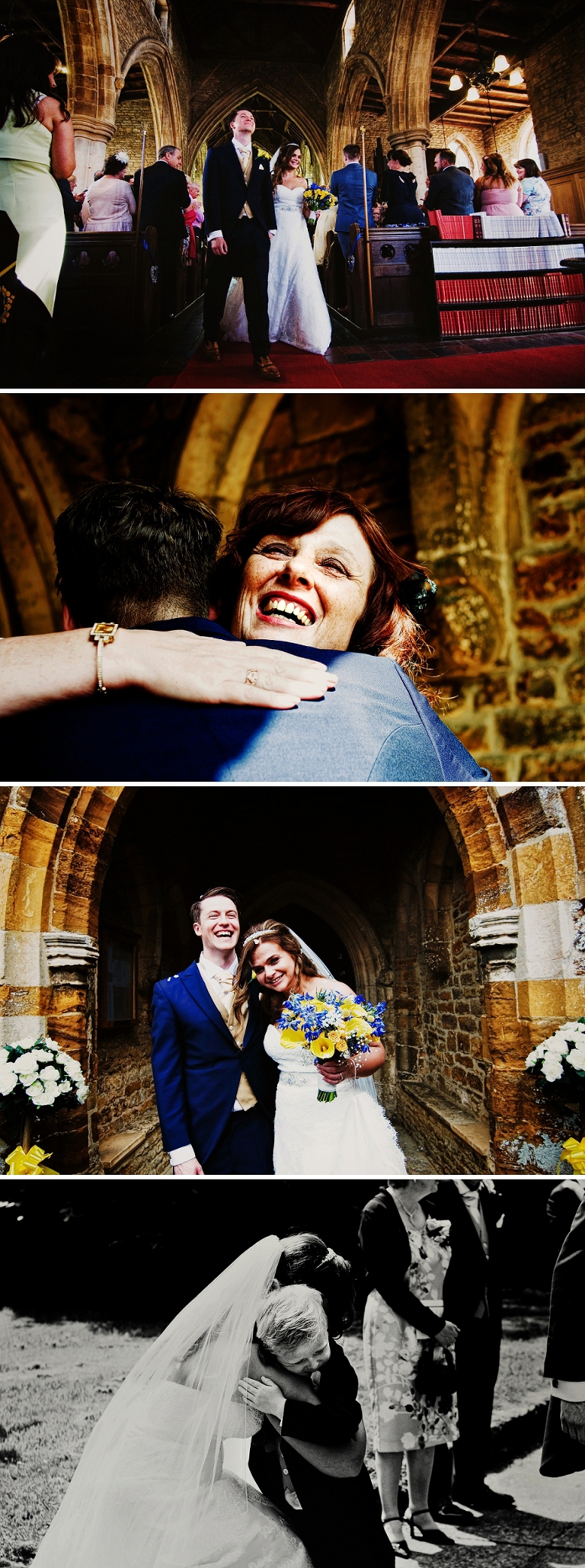 Confetti at a Kettering wedding by ZT Photography