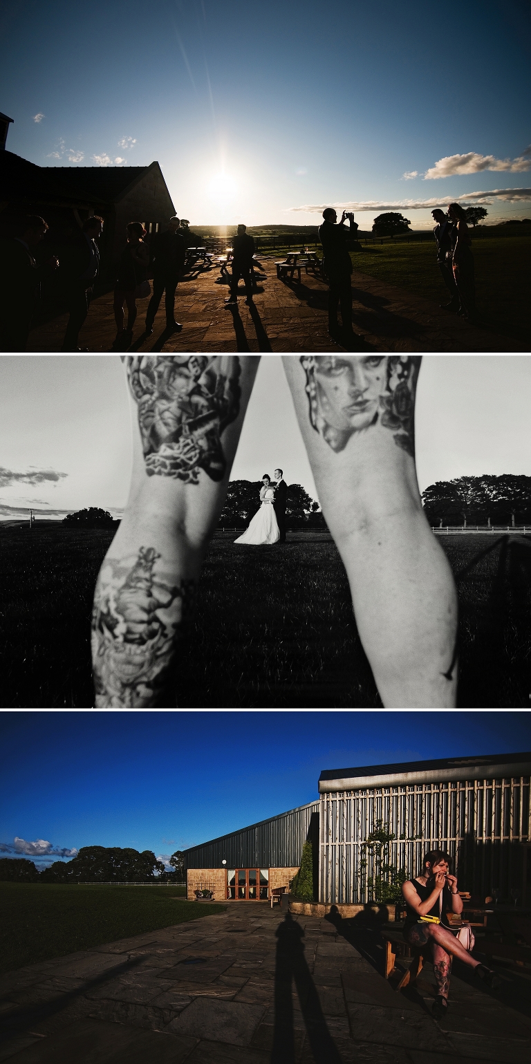 Sunset at Heaton House Farm