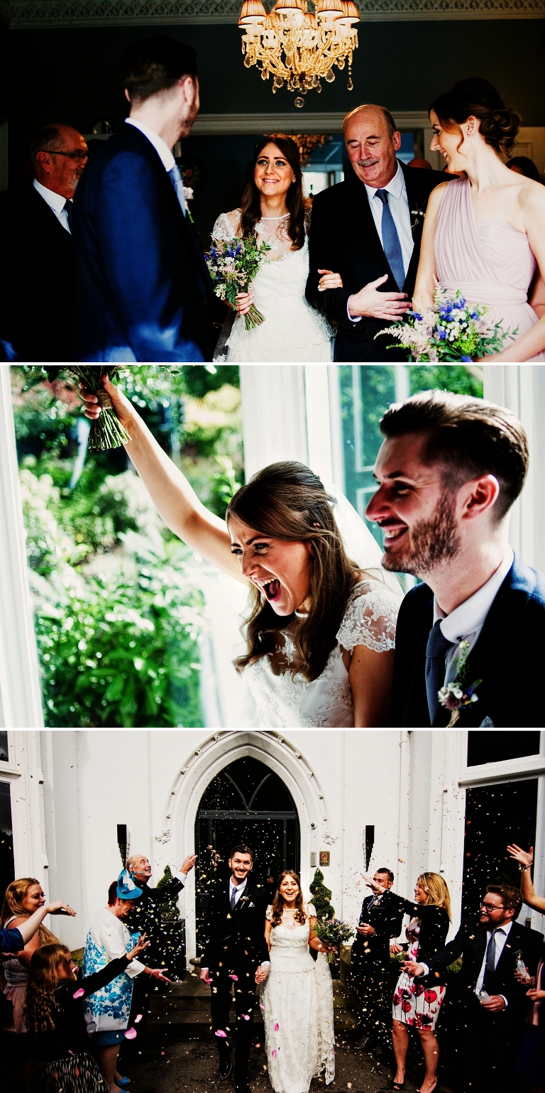 A didsbury wedding confetti throwing