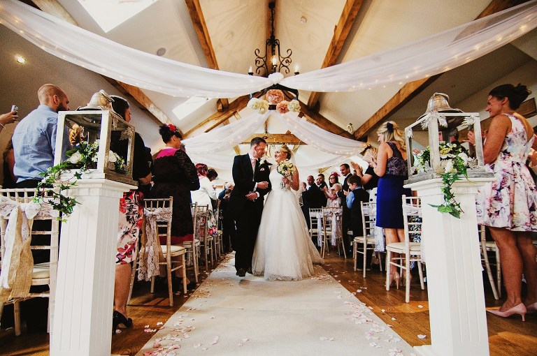 Just married at Lancashire venue Beeston Manor by ZT Photography