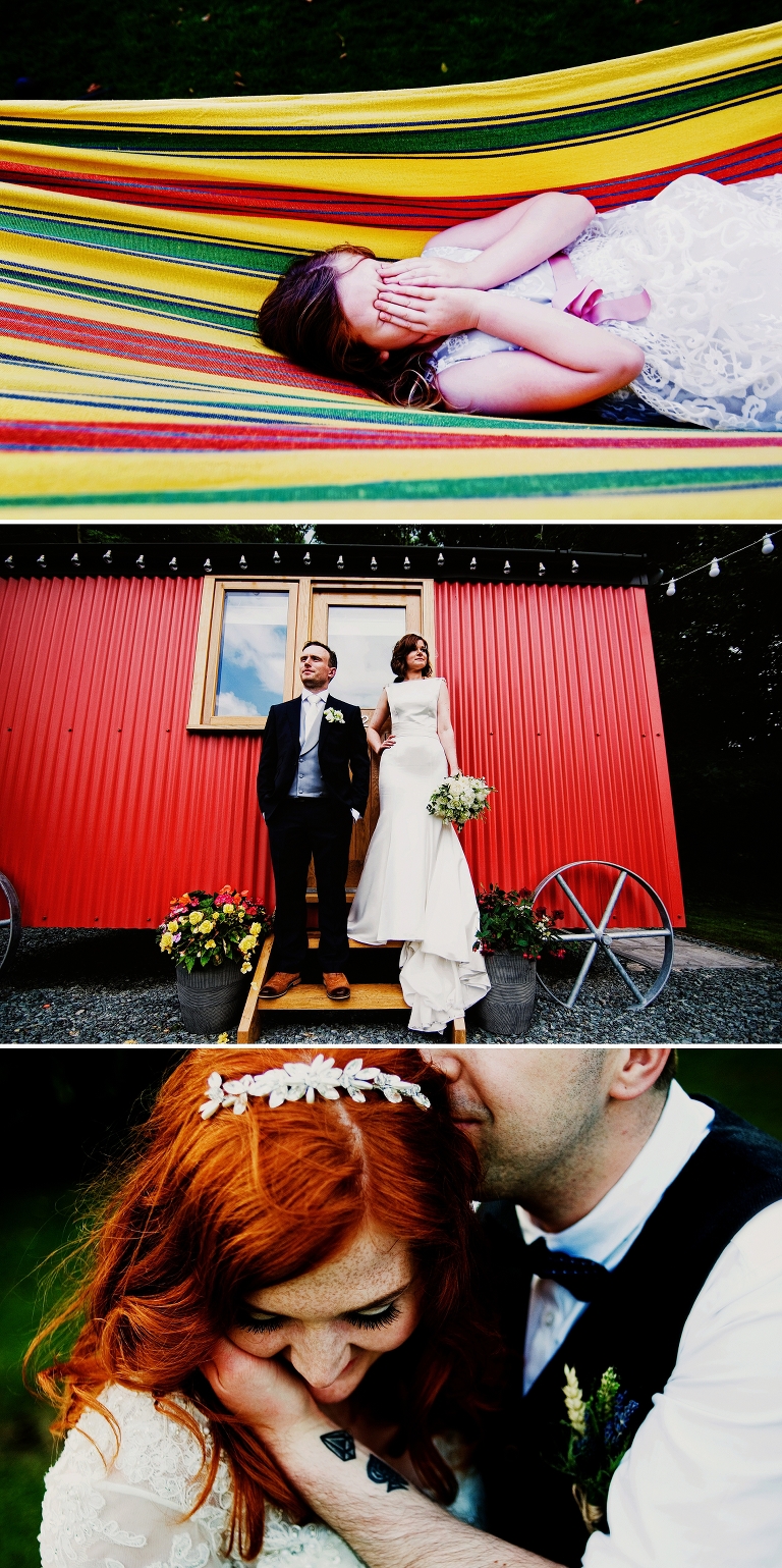 Shepherd Huts at Samlesbury Hall in Lancashire
