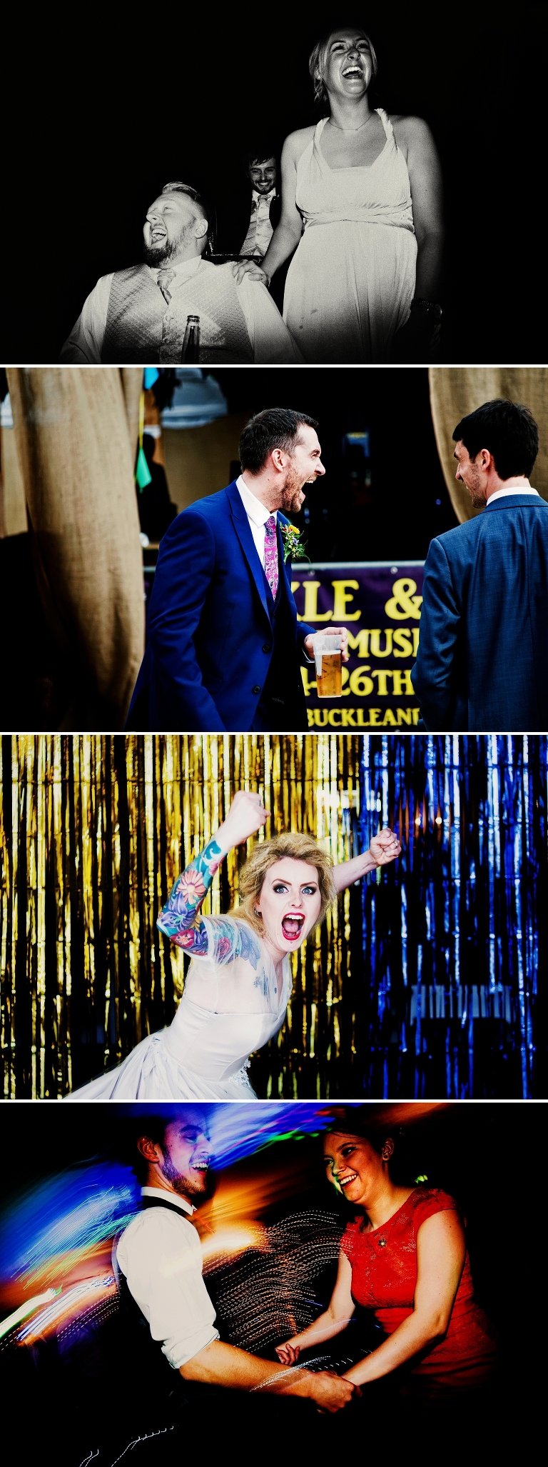 anthony quinlan actor from emmerdale at a festival wedding in lancashire