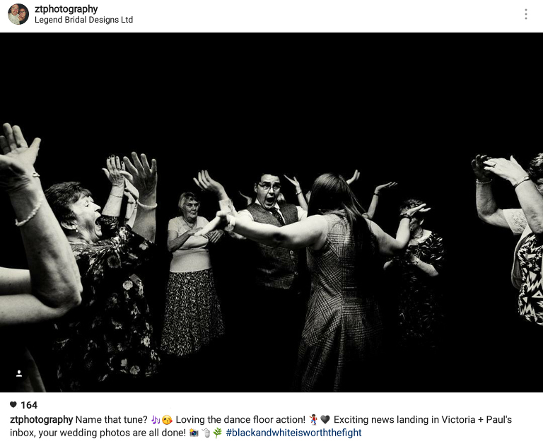 black and white photograph of instgram top tips by zt photography