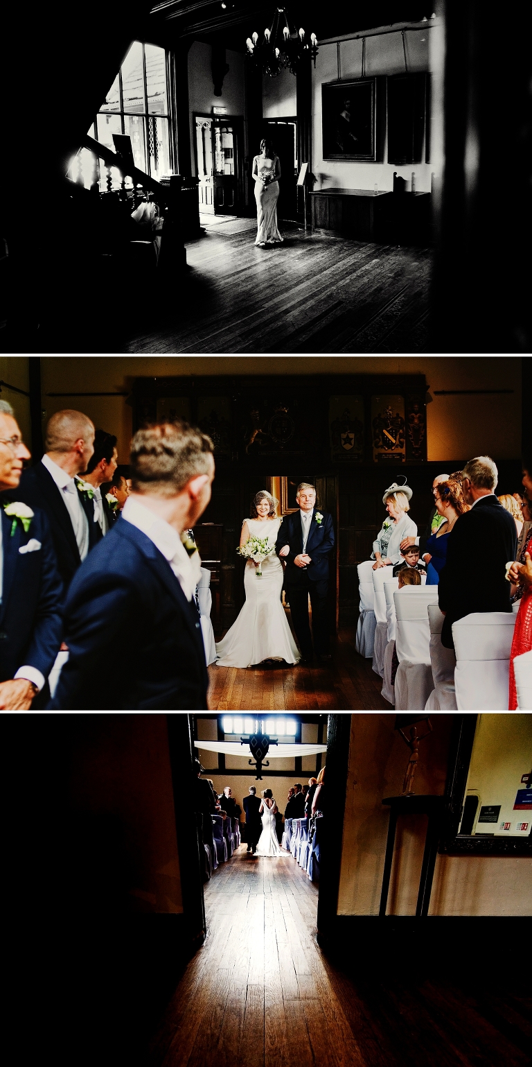 samlesbury hall ceremony by ztphotography