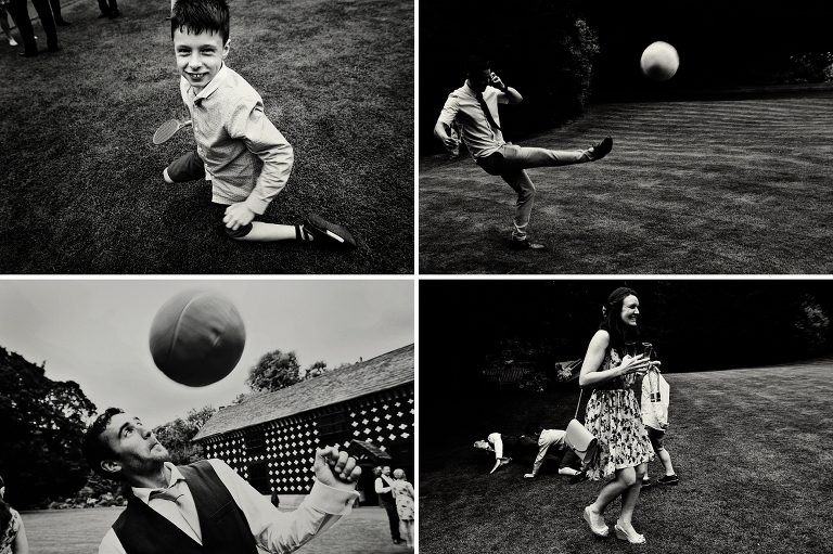 candid black and white wedding photography by samlesbury hall wedding photographers