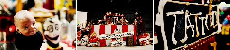 A travelling showcase of goodies at The Hungry Dog Emporium of Curiosities