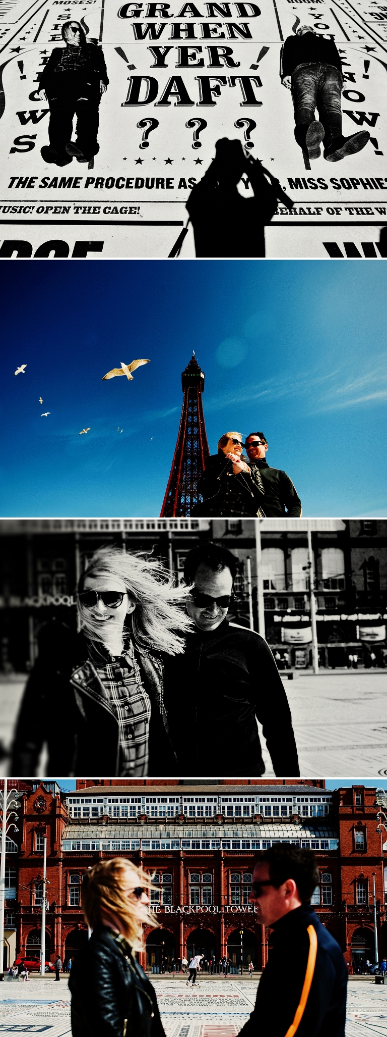 Blackpool tower and a pre-wedding shoot
