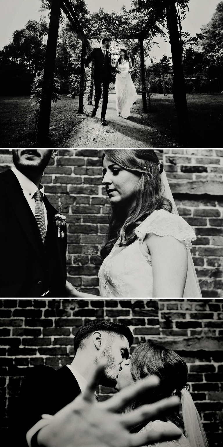 Fletcher Moss wedding photo of bride and groom