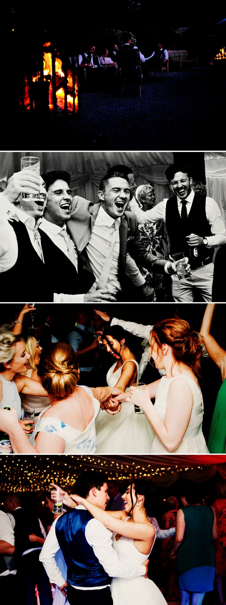 Bride and groom first dance at a inn at whitewell wedding forest of bowland