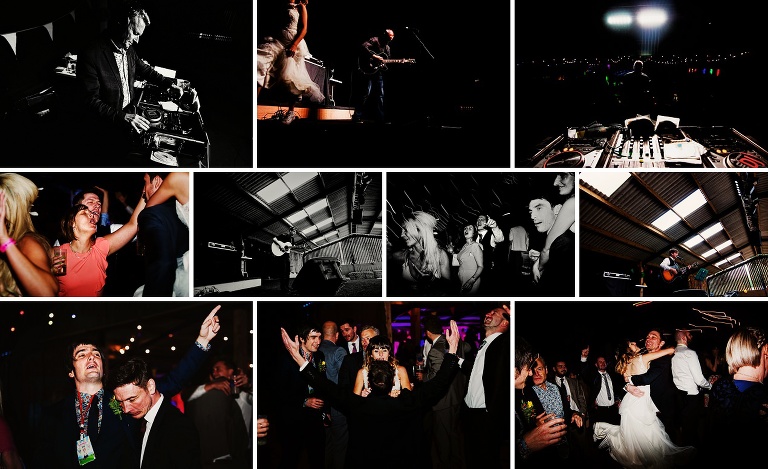 A festival themed wedding with John Reynolds and Nick Campbell at Whitebottom Farm