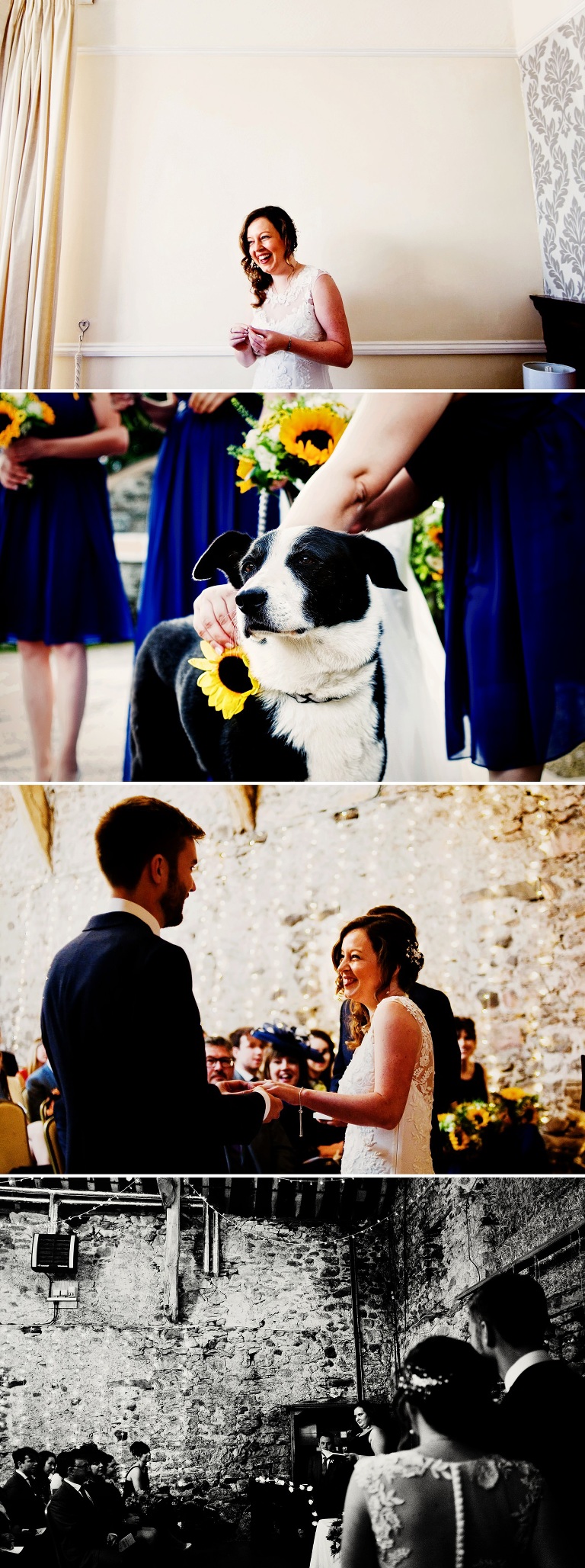 Park House Barn wedding ceremony in Milnthorpe Cumbria