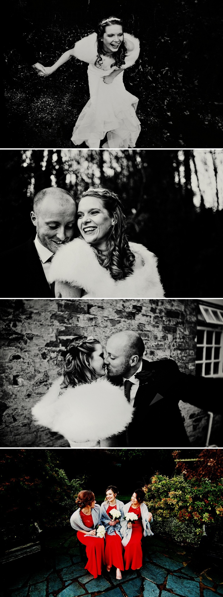 A winter Christmas wedding at Singleton lodge