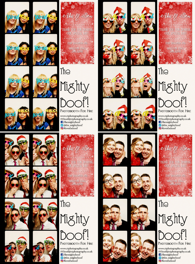 The Mighty Boof photobooth at Singleton Lodge