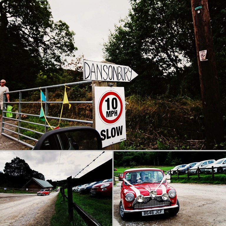 A festival wedding at Whitebottom Farm at Ehtherow Country Park