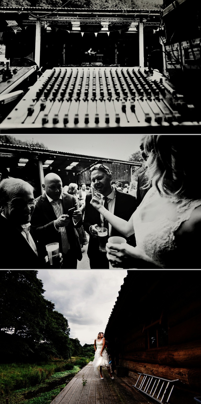 Music and a great set list played a big part in this fun and colourful festival wedding in Manchester