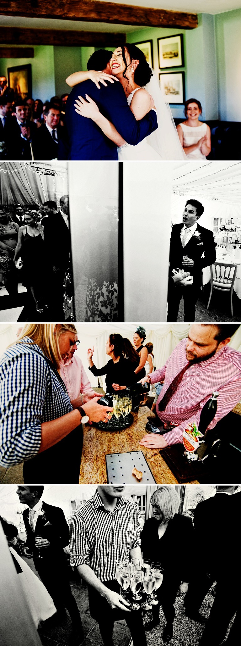 Drinks reception at the inn at whtewell