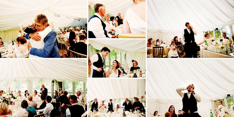 Family speeches at a relaxed, intimate and fun wedding in Whitewell, Lancashire
