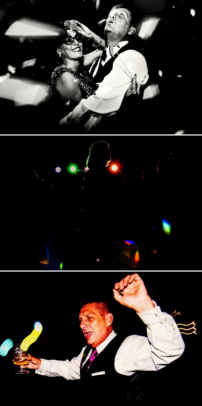 Party times in the evening at a Lancashire wedding.