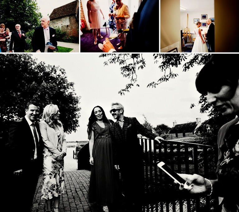 Familt times at a cambridgeshire wedding venue