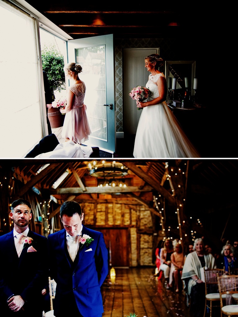 The 300 years old rickety barn at bassmead manor barns