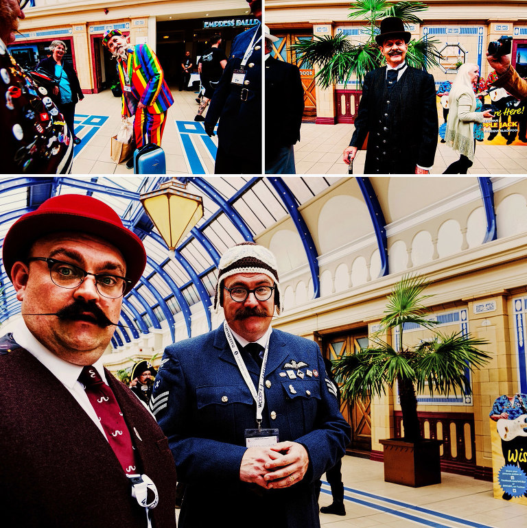 Competitors at the beard and moustache championships in blackpool