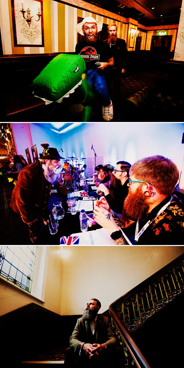 Norbert Topf is the beard freestyle winner at the bbmc in blackpool.