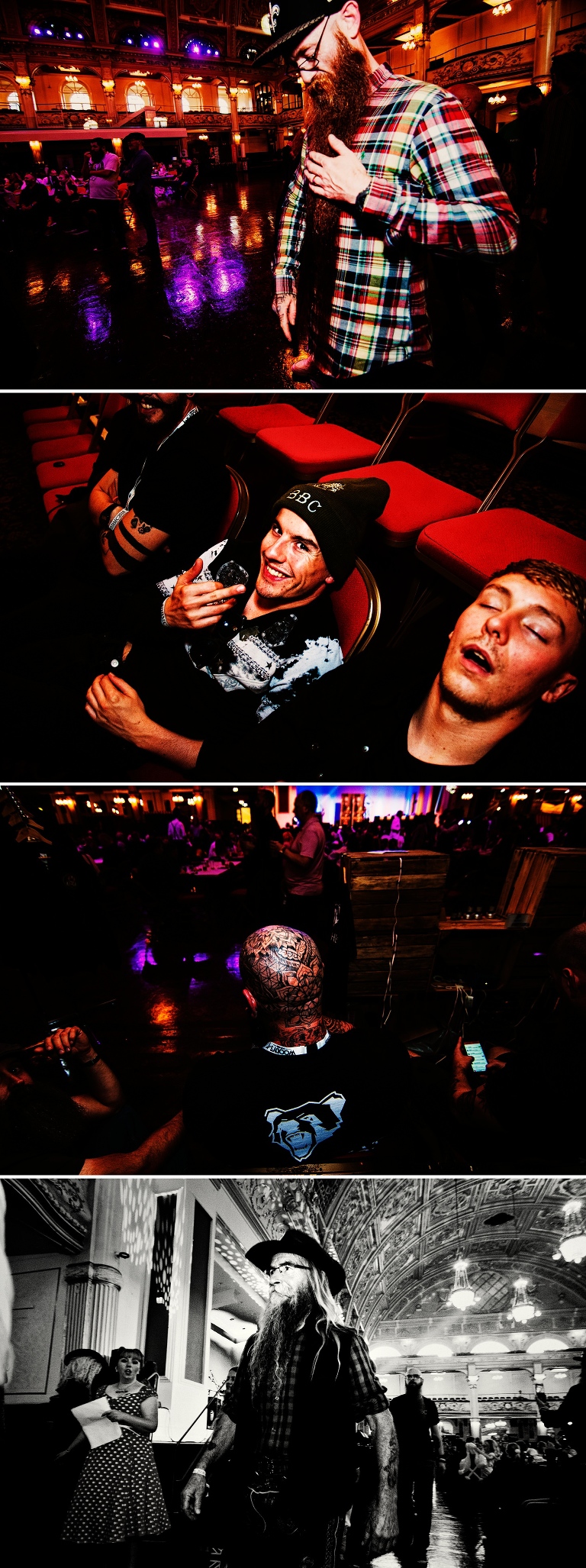 Colour photos from the full beard longer than 12 inches at the empress ballroom in blackpool