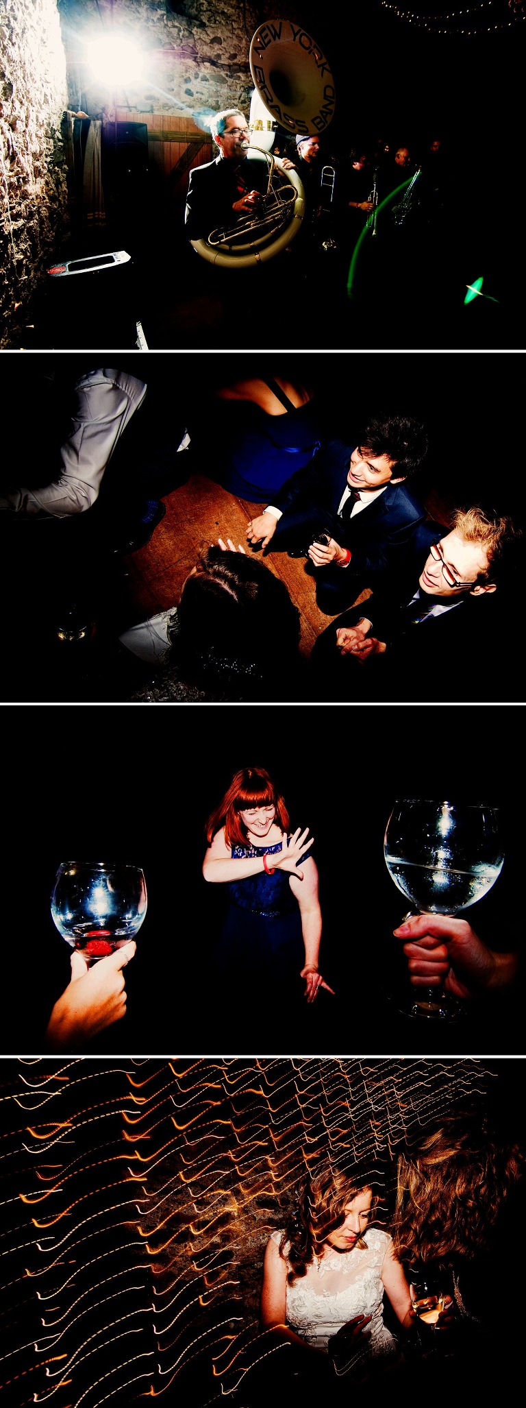 Dancing at park house barn with the new yourk brass band.