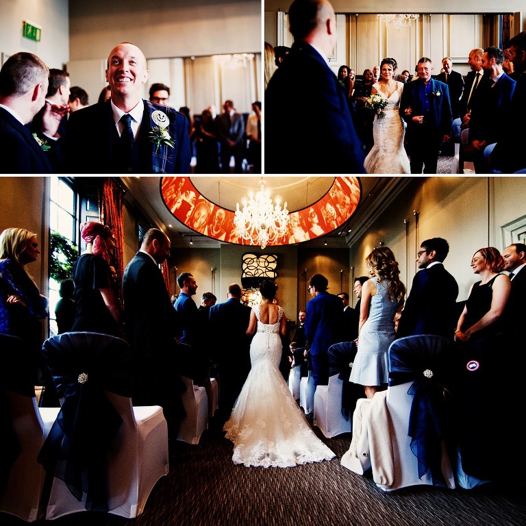 Oddfellows Chester winter wedding party.