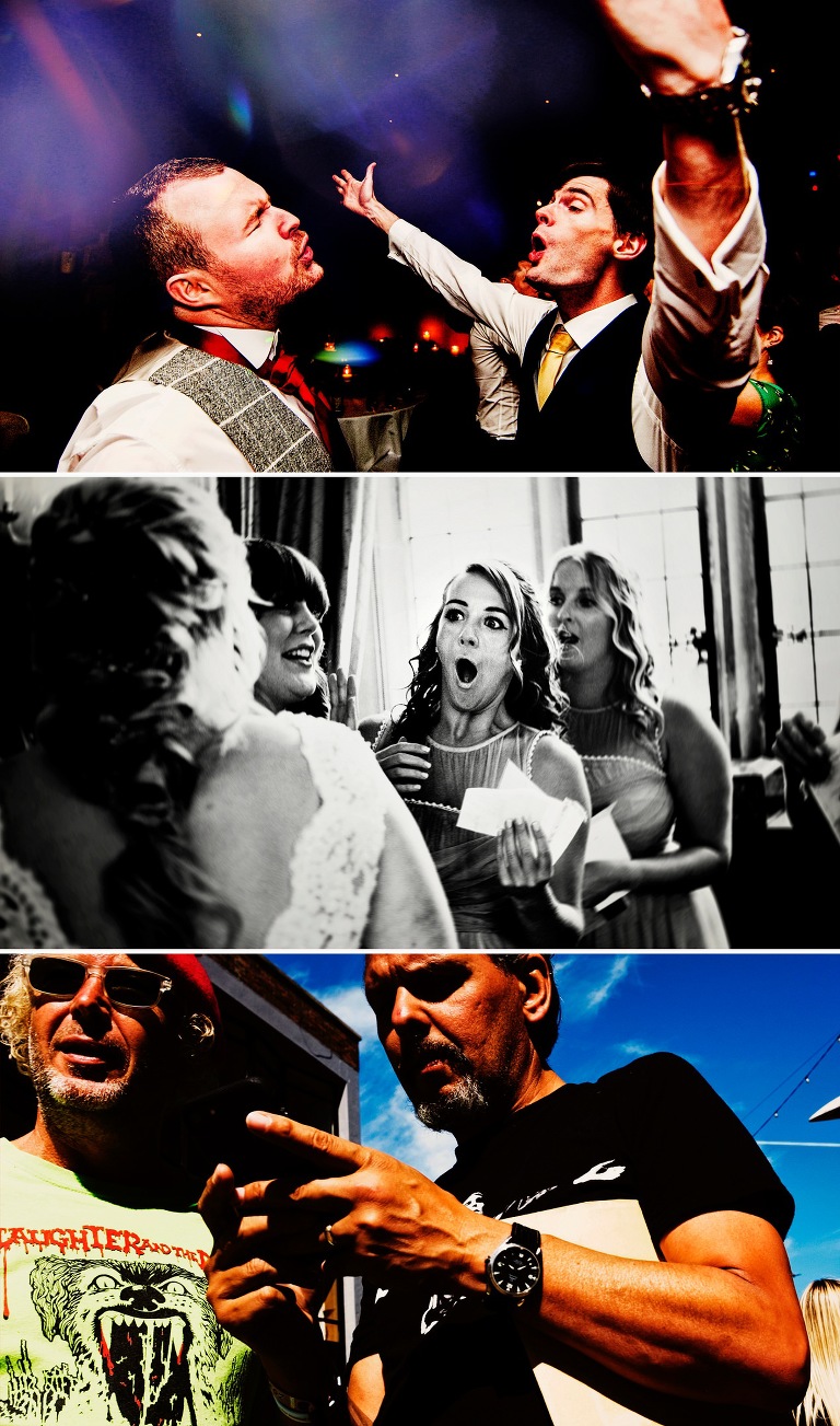 Wedding celebrations with dancing.