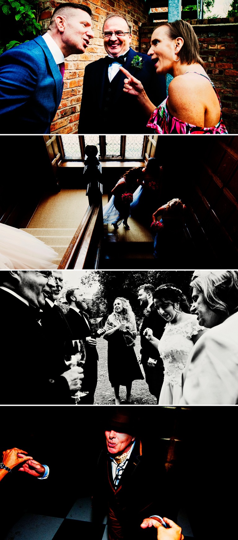 Seven family members talking at Eclectic Hotels, Eleven Didsbury.