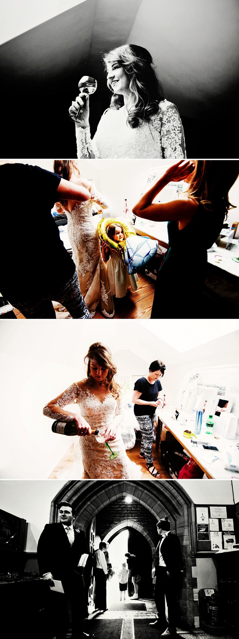 Front detail of a Pronovias wedding dress