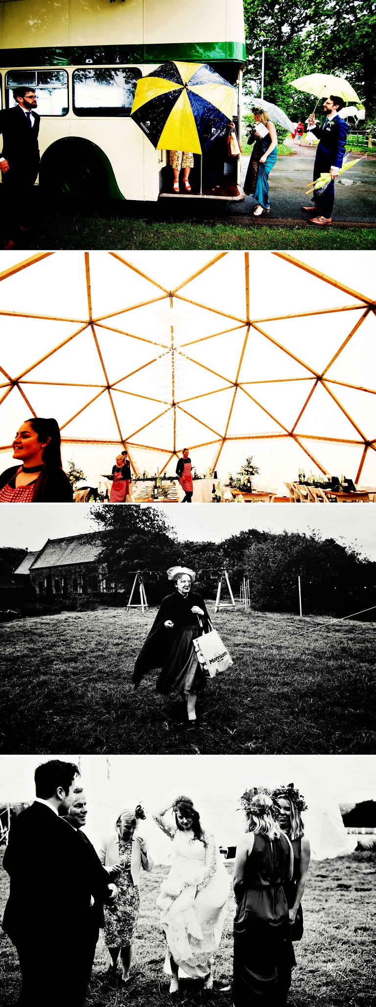 Outdoor wedding dome in Wigan.