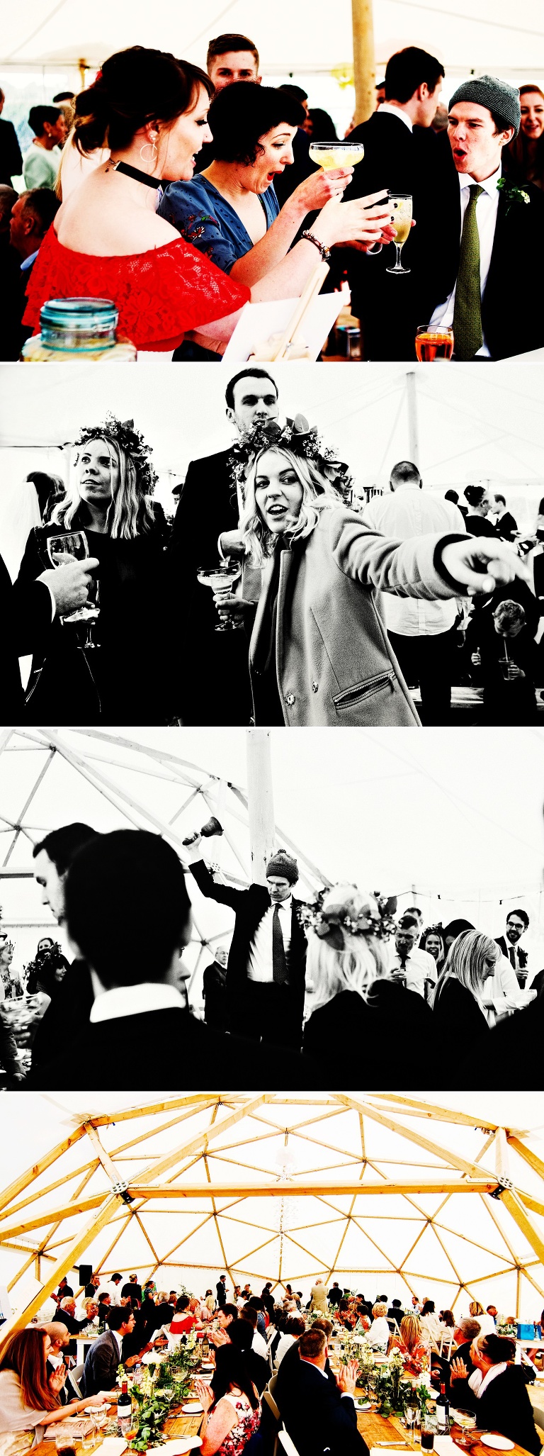 A geomatric dome supplied from Baya Hire.