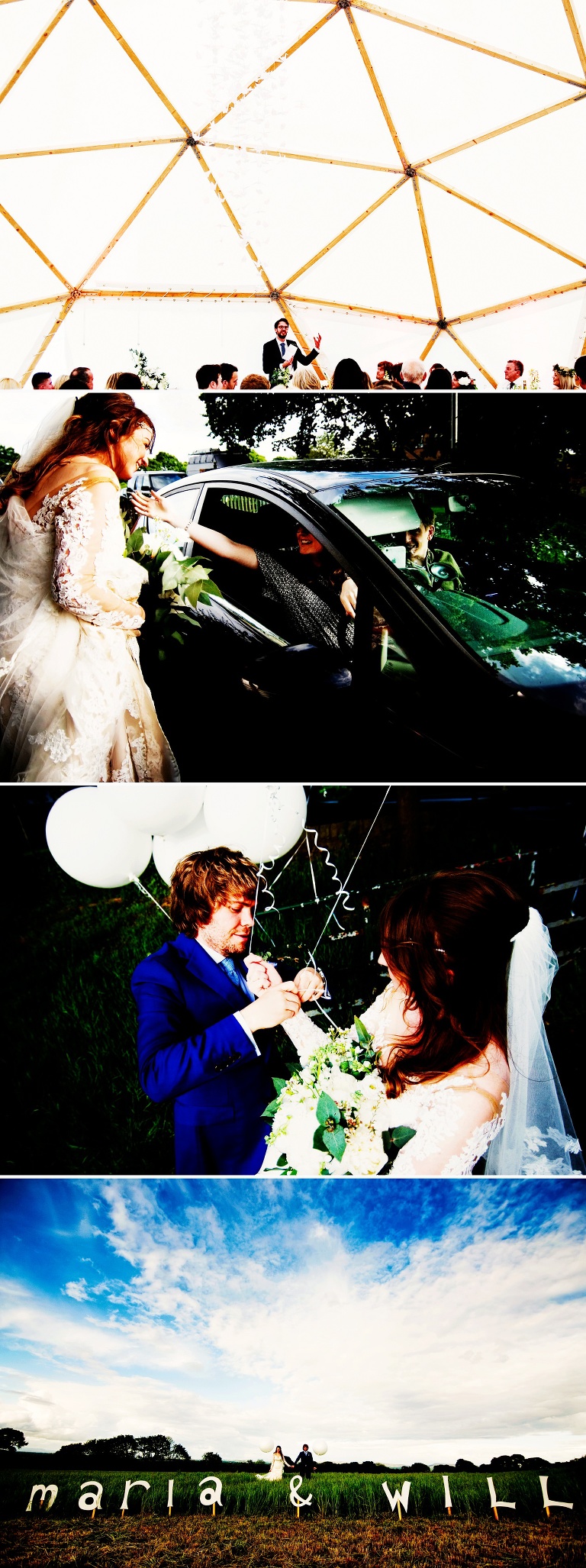 Geodome from baya hire at this outdoor wedding.