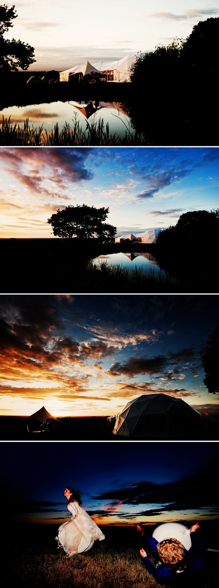 Baya hire and their geomdome with sail at a lancashire outdoor wedding.