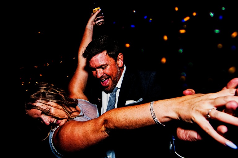 Bridesmaid dancing