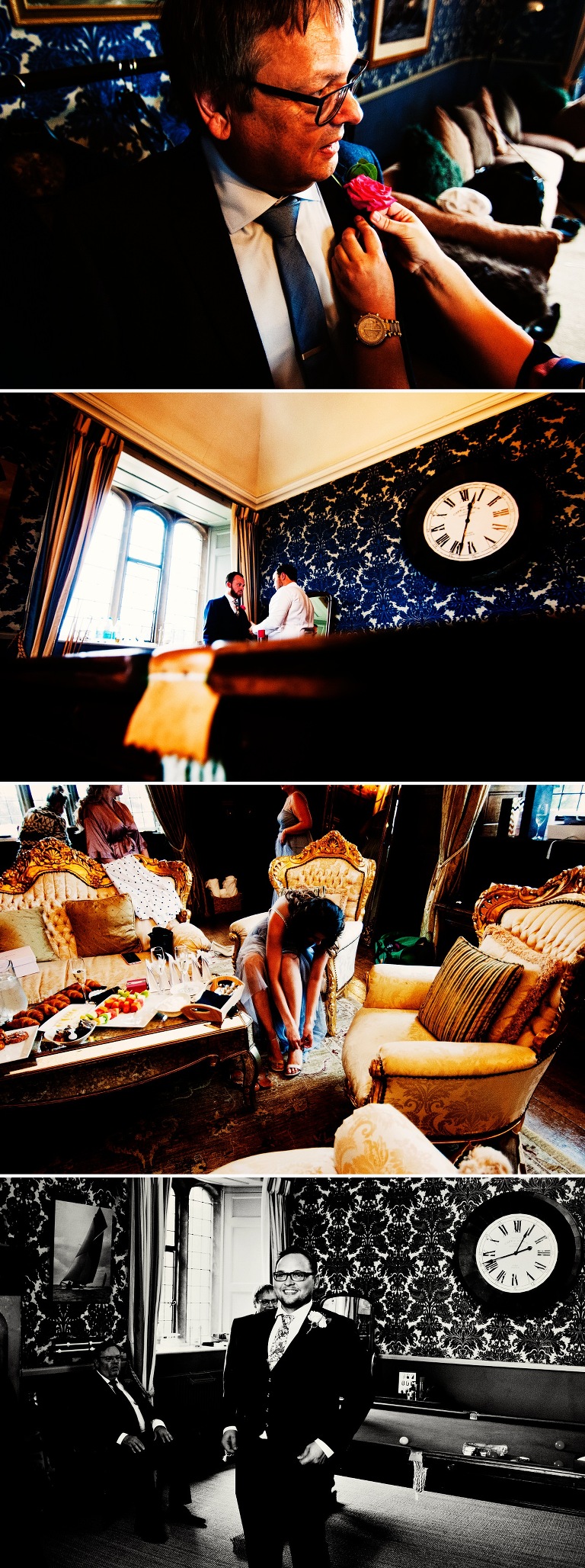 Father of the groom at hengrave hall.