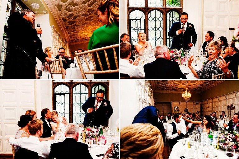 Wedding speeches at hengrave hall.