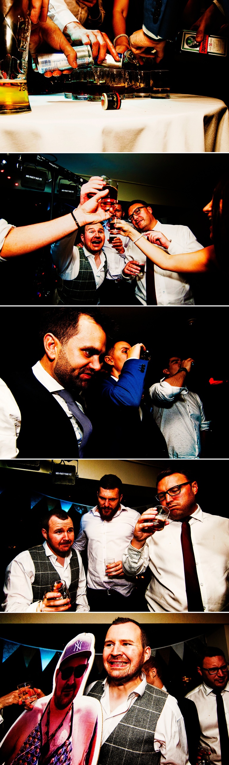 Red bull and vodka shots at holdsowrth house Yorkshire