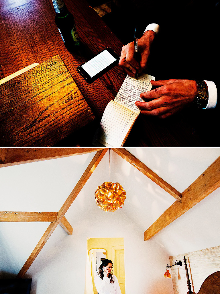 Bride in the morning at Didsbury House.